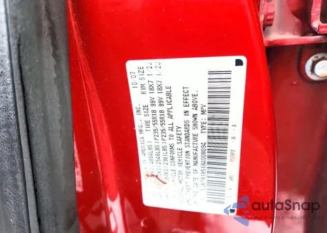 2008 Acura Rdx Technology z USA, uszkodzony, nr VIN 5J8TB18518A008094